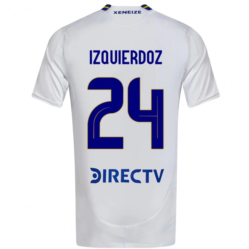 Danxen Homem Camisola Carlos Izquierdoz #24 Branco Azul Alternativa 2025/26 Camisa Brasil