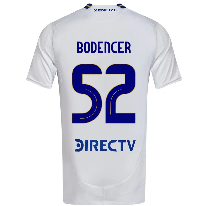 Danxen Homem Camisola Erik Bodencer #52 Branco Azul Alternativa 2025/26 Camisa Brasil