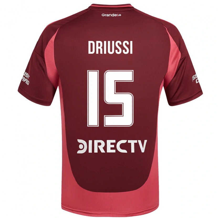 Danxen Homem Camisola Sebastián Driussi #15 Bordô Magenta Alternativa 2025/26 Camisa Brasil