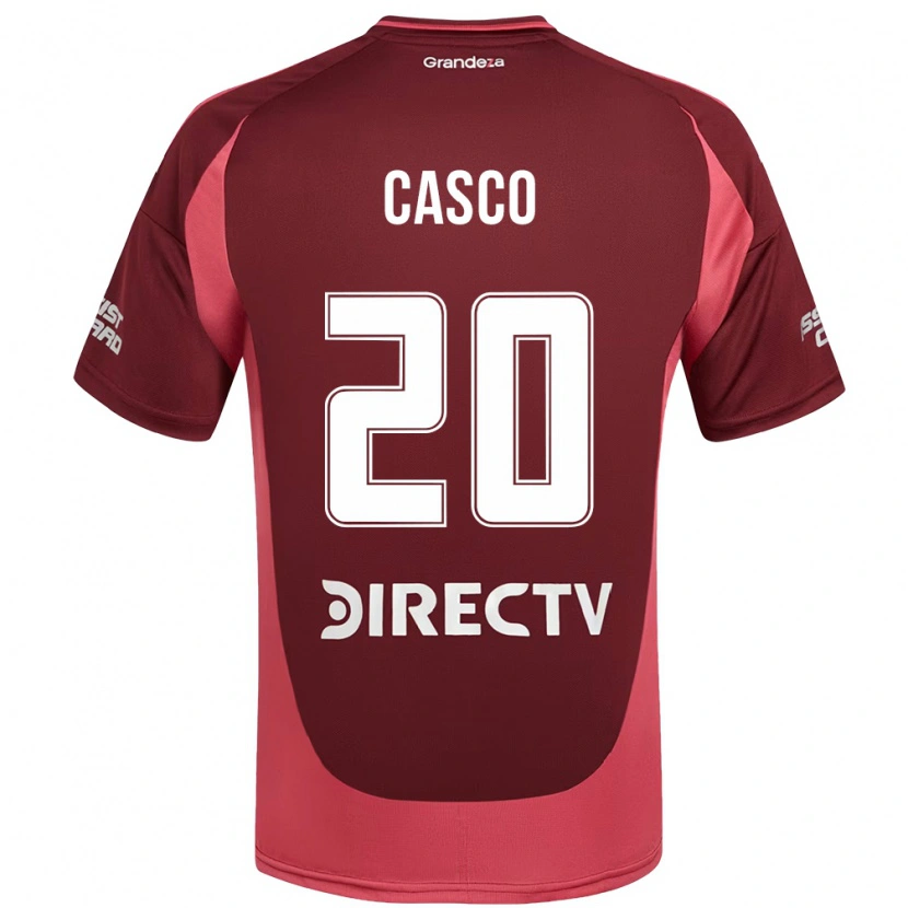Danxen Homem Camisola Milton Casco #20 Bordô Magenta Alternativa 2025/26 Camisa Brasil