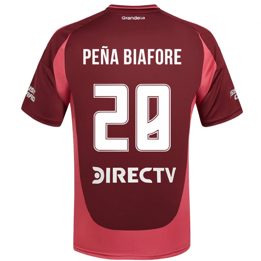 Danxen Homem Camisola Felipe Pena Biafore #28 Bordô Magenta Alternativa 2025/26 Camisa Brasil