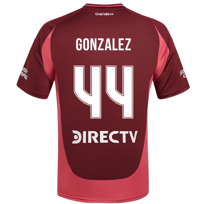Danxen Homem Camisola Alexis González #44 Bordô Magenta Alternativa 2025/26 Camisa Brasil