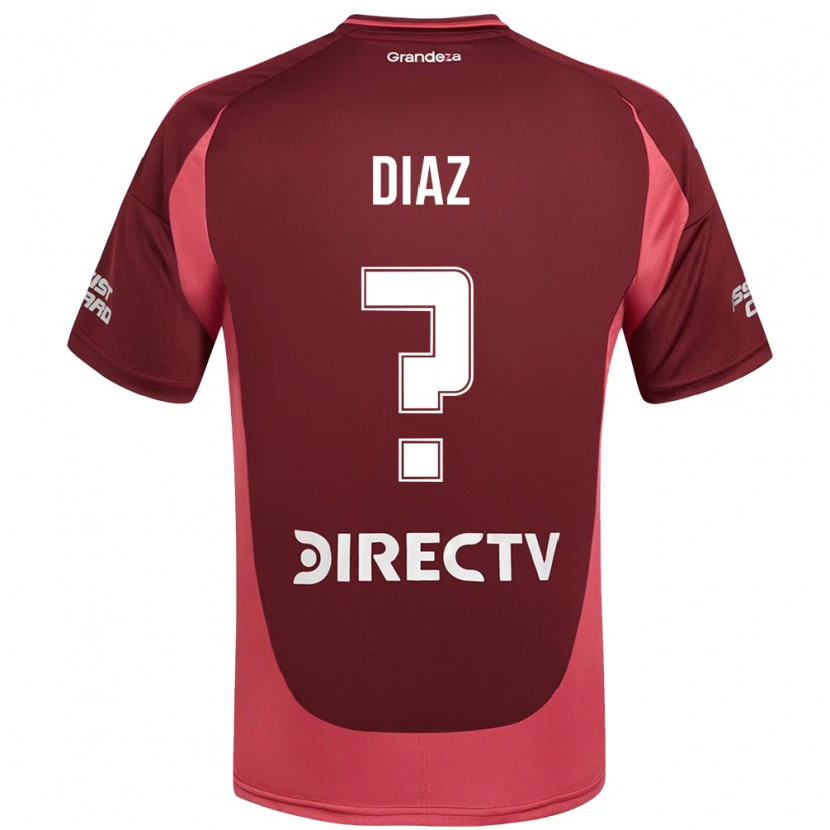 Danxen Homem Camisola Milagros Díaz #0 Bordô Magenta Alternativa 2025/26 Camisa Brasil