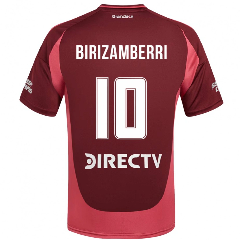 Danxen Homem Camisola María Carolina Birizamberri Rivero #10 Bordô Magenta Alternativa 2025/26 Camisa Brasil