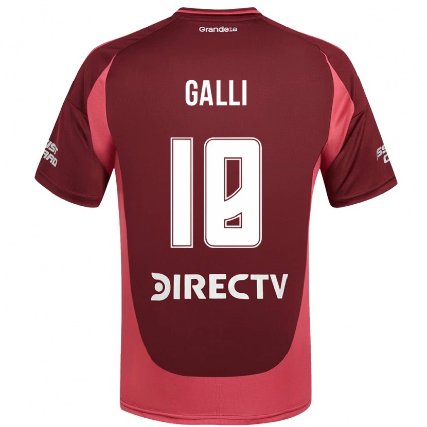 Danxen Homem Camisola Ludmila Galli #18 Bordô Magenta Alternativa 2025/26 Camisa Brasil
