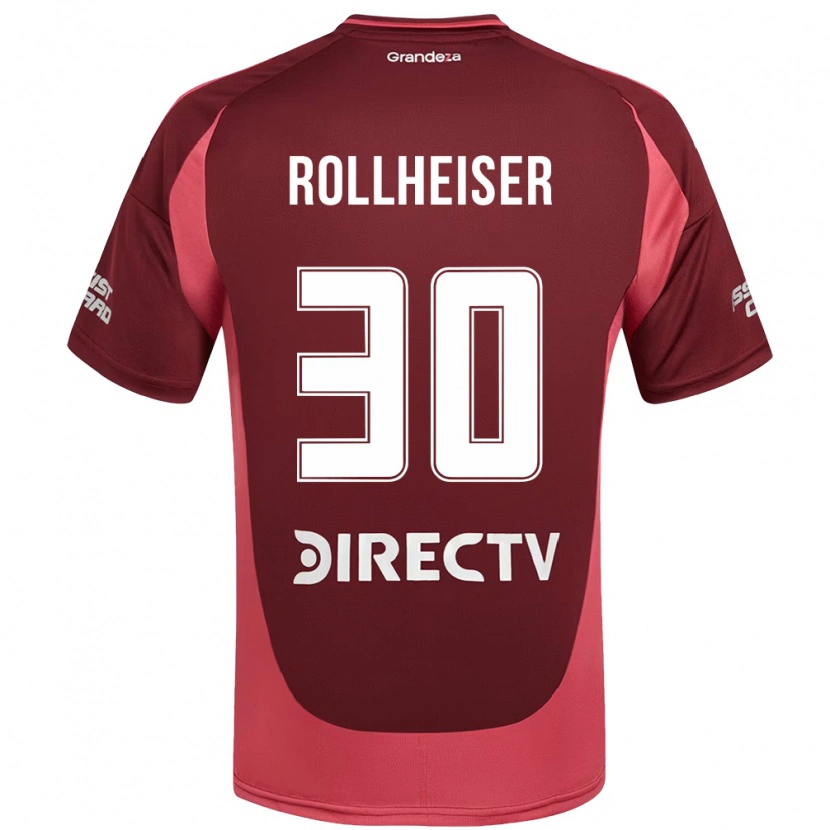 Danxen Homem Camisola Benjamin Rollheiser #30 Bordô Magenta Alternativa 2025/26 Camisa Brasil