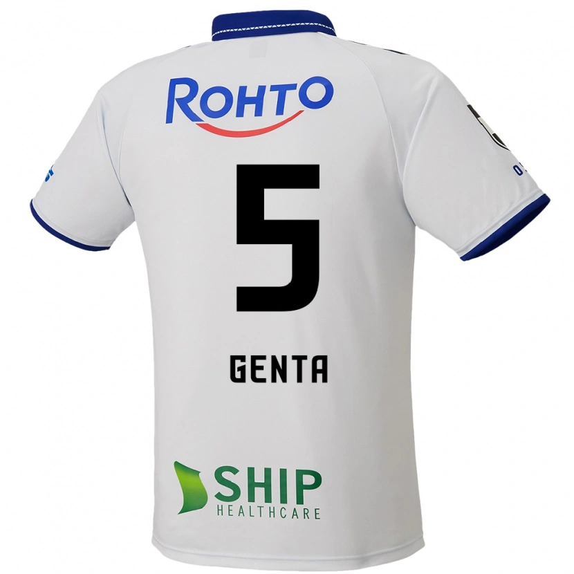 Danxen Homem Camisola Genta Miura #5 Branco Azul Preto Alternativa 2025/26 Camisa Brasil