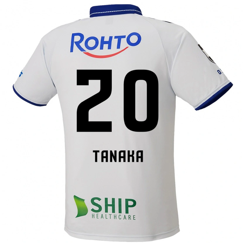 Danxen Homem Camisola Hyoga Tanaka #20 Branco Azul Preto Alternativa 2025/26 Camisa Brasil