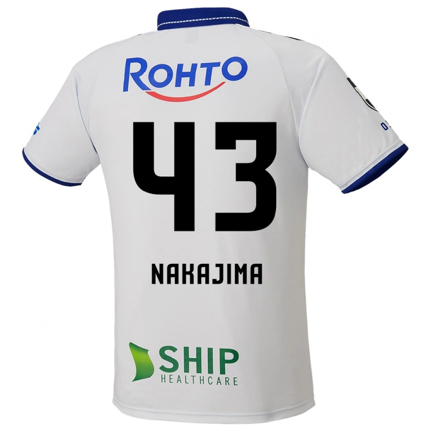 Danxen Homem Camisola Yugo Nakajima #43 Branco Azul Preto Alternativa 2025/26 Camisa Brasil