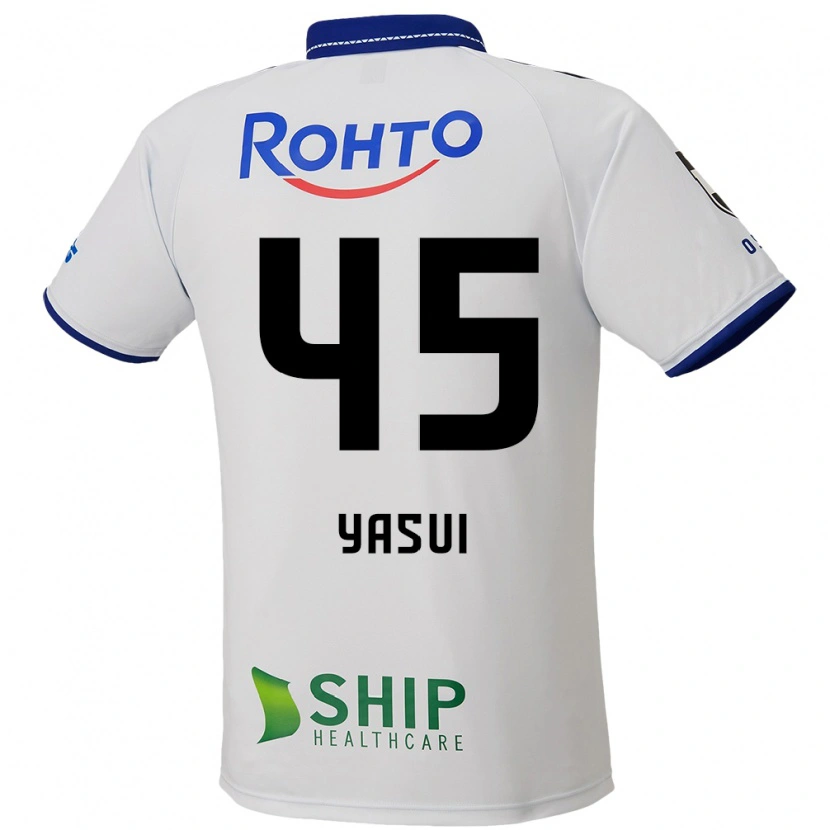 Danxen Homem Camisola Tsukasa Yasui #45 Branco Azul Preto Alternativa 2025/26 Camisa Brasil