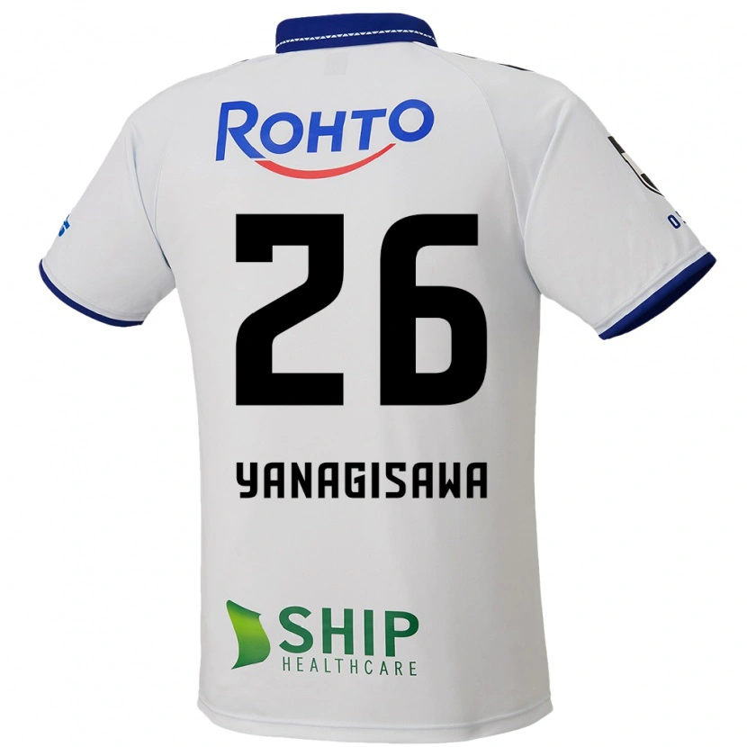 Danxen Homem Camisola Ko Yanagisawa #26 Branco Azul Preto Alternativa 2025/26 Camisa Brasil