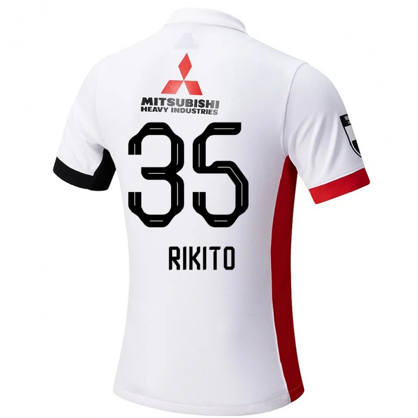 Danxen Homem Camisola Rikito Inoue #35 Branco Preto Alternativa 2025/26 Camisa Brasil