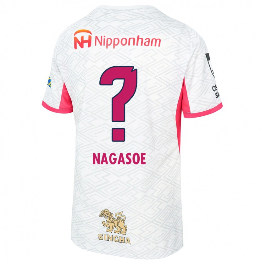 Danxen Homem Camisola Koki Nagasoe #0 Branco Rosa Sakura Alternativa 2025/26 Camisa Brasil
