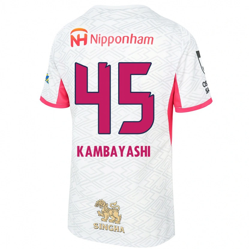 Danxen Homem Camisola Go Kambayashi #45 Branco Rosa Sakura Alternativa 2025/26 Camisa Brasil