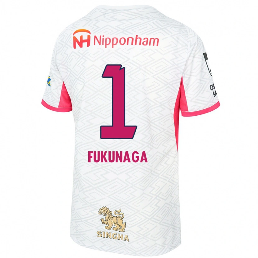 Danxen Homem Camisola Erika Fukunaga #1 Branco Rosa Sakura Alternativa 2025/26 Camisa Brasil
