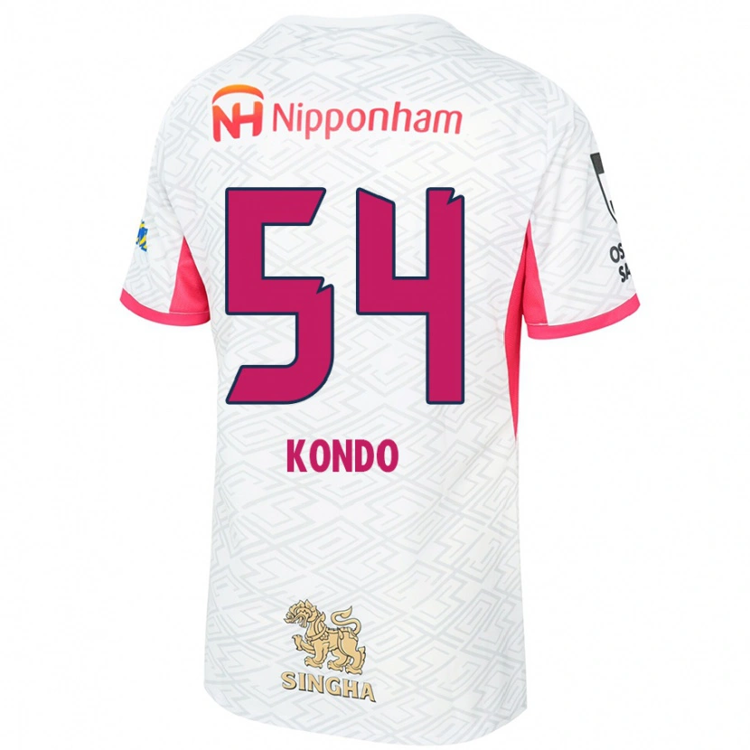 Danxen Homem Camisola Kuraba Kondo #54 Branco Rosa Sakura Alternativa 2025/26 Camisa Brasil