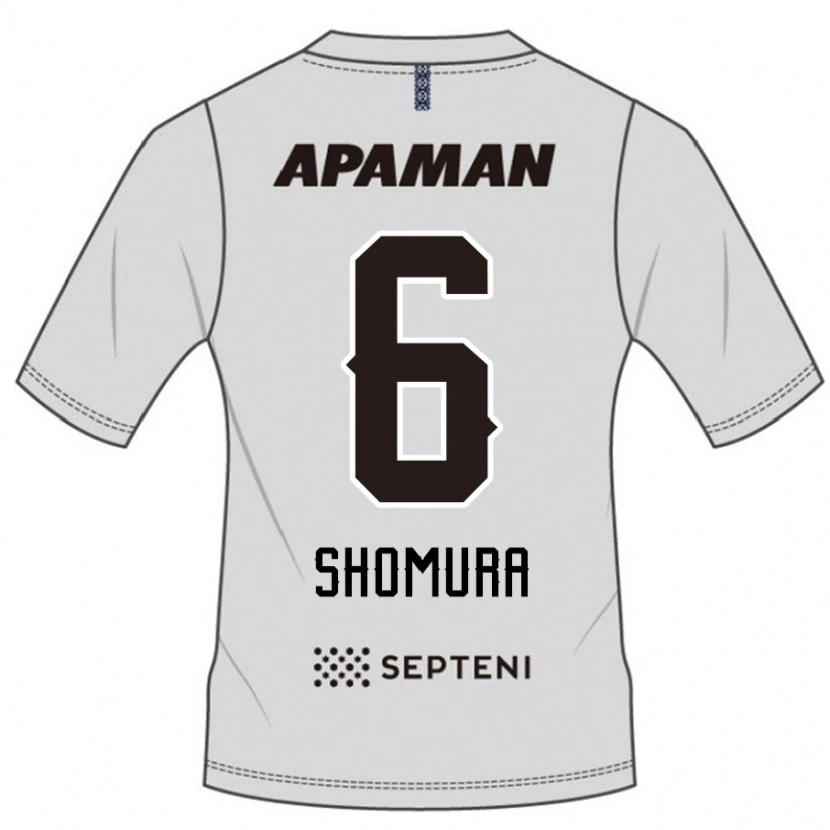 Danxen Homem Camisola Tomoki Shomura #6 Cinza Claro Alternativa 2025/26 Camisa Brasil