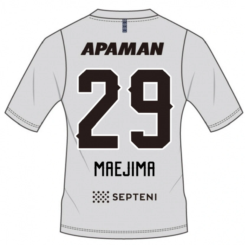 Danxen Homem Camisola Yota Maejima #29 Cinza Claro Alternativa 2025/26 Camisa Brasil