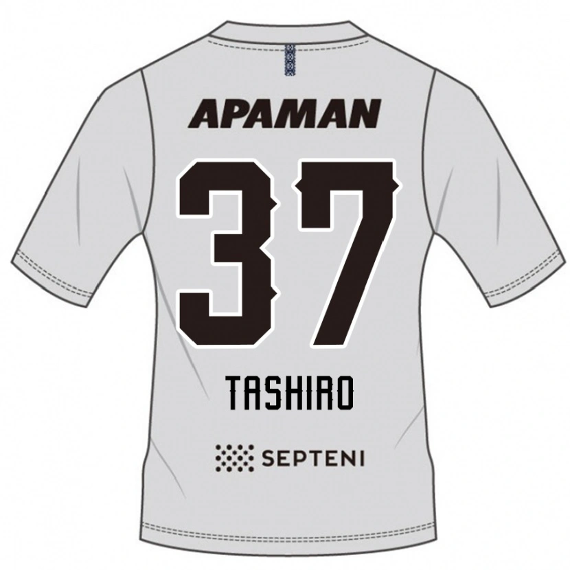 Danxen Homem Camisola Masaya Tashiro #37 Cinza Claro Alternativa 2025/26 Camisa Brasil