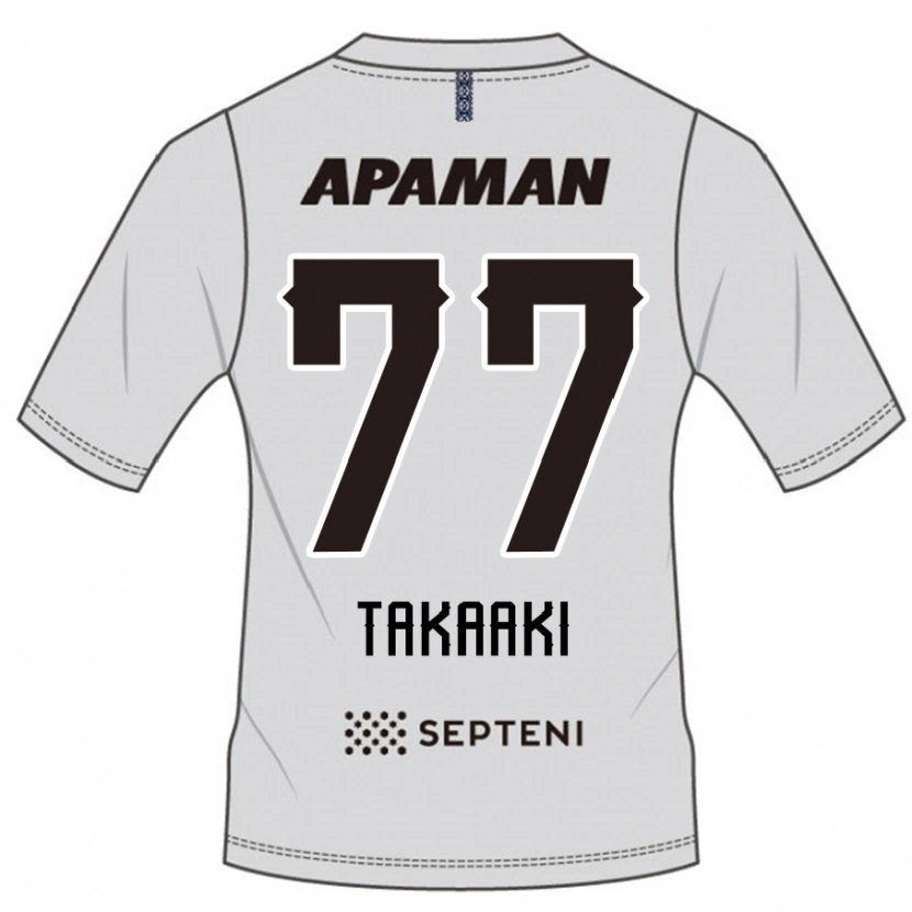 Danxen Homem Camisola Takaaki Shichi #77 Cinza Claro Alternativa 2025/26 Camisa Brasil