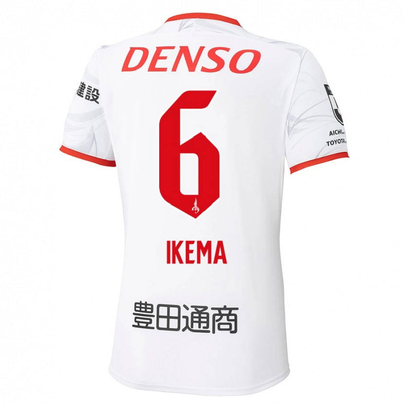 Danxen Homem Camisola Kano Ikema #6 Branco Vermelho Alternativa 2025/26 Camisa Brasil