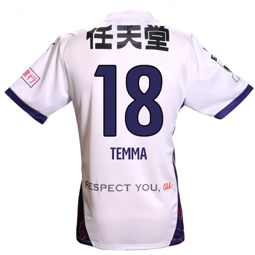 Danxen Homem Camisola Temma Matsuda #18 Branco Roxo Preto Alternativa 2025/26 Camisa Brasil