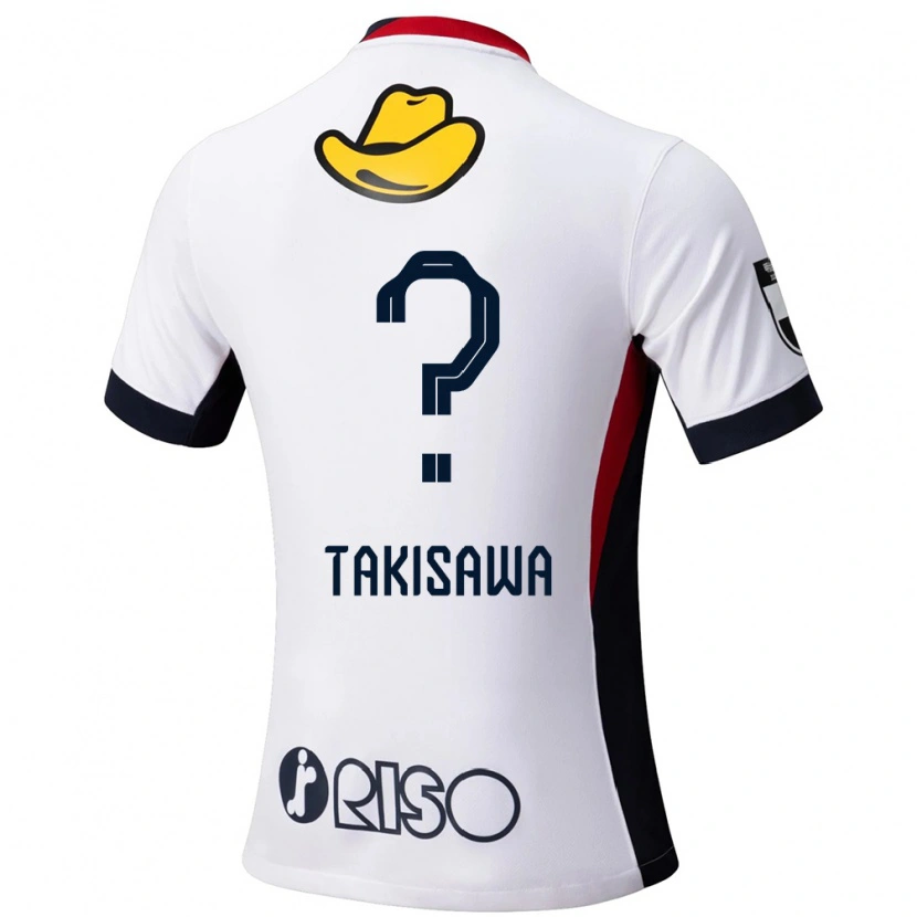 Danxen Homem Camisola Shu Takisawa #0 Branco Preto Alternativa 2025/26 Camisa Brasil