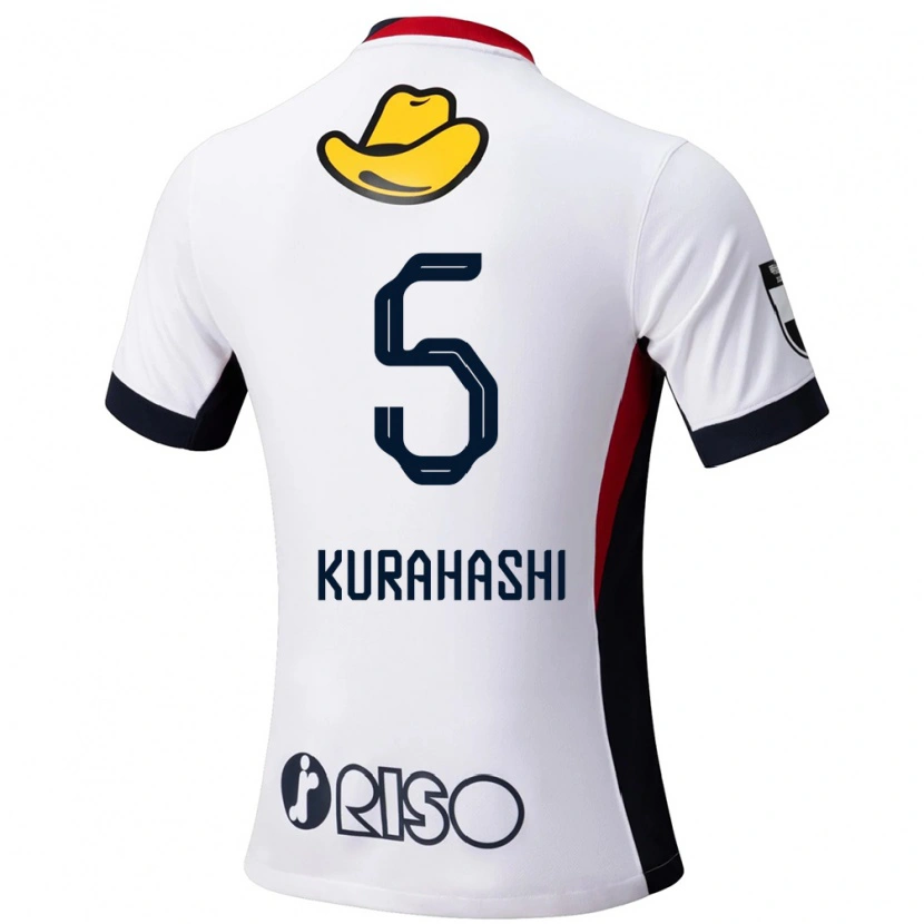 Danxen Homem Camisola Koki Kurahashi #5 Branco Preto Alternativa 2025/26 Camisa Brasil