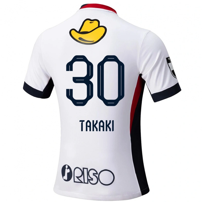 Danxen Homem Camisola Raito Takaki #30 Branco Preto Alternativa 2025/26 Camisa Brasil