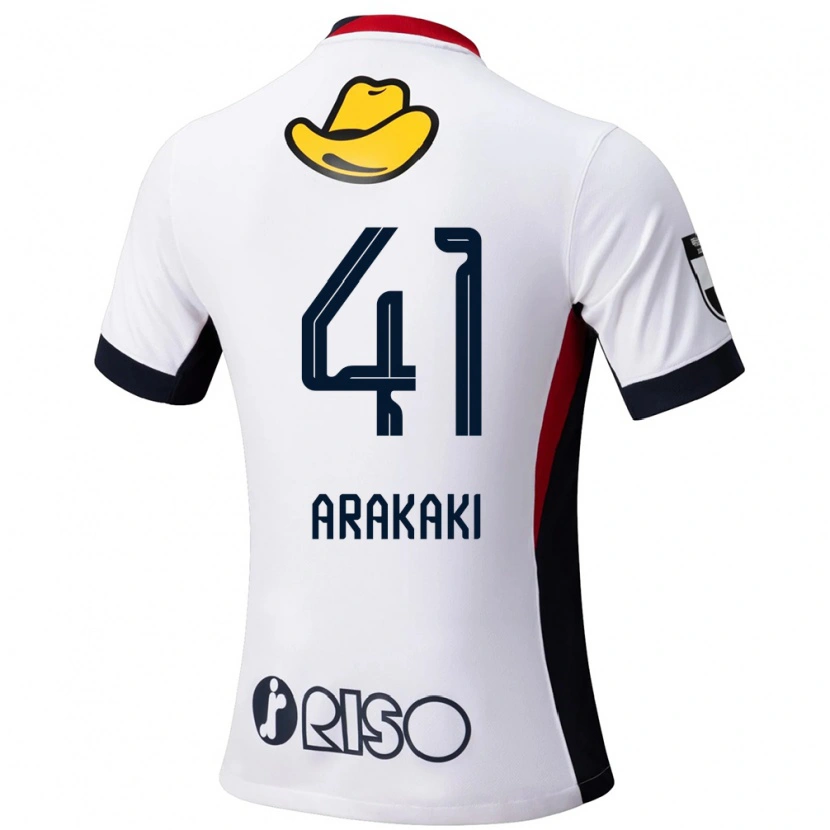 Danxen Homem Camisola Yota Arakaki #41 Branco Preto Alternativa 2025/26 Camisa Brasil