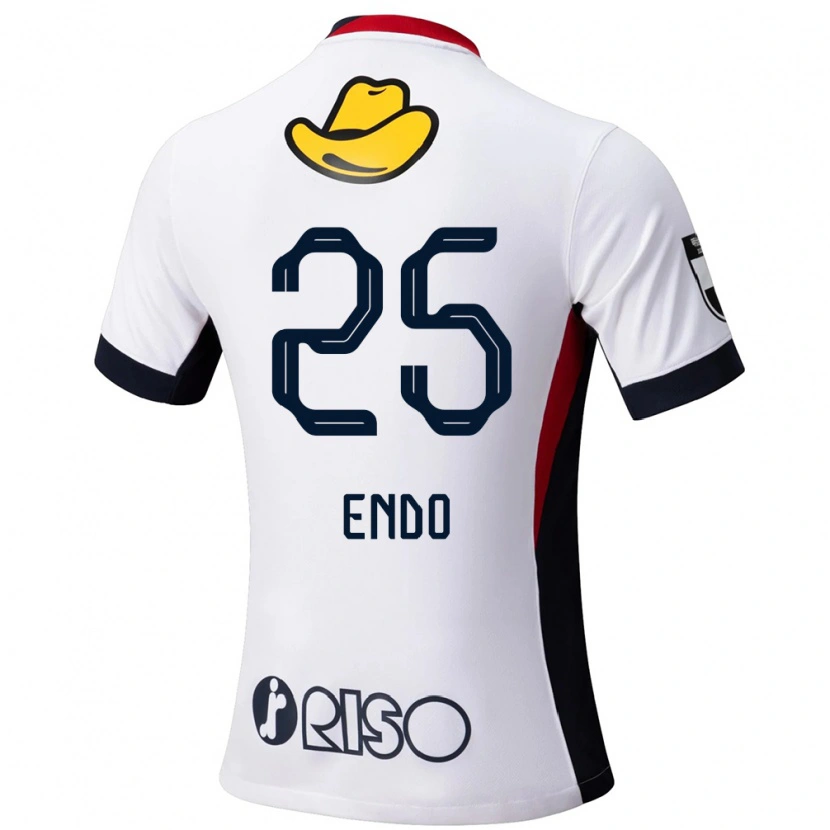 Danxen Homem Camisola Yasushi Endo #25 Branco Preto Alternativa 2025/26 Camisa Brasil