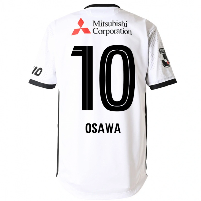 Danxen Homem Camisola Shuzo Osawa #10 Branco Preto Alternativa 2025/26 Camisa Brasil