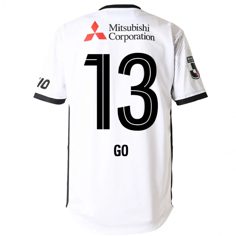 Danxen Homem Camisola Go Hatano #13 Branco Preto Alternativa 2025/26 Camisa Brasil