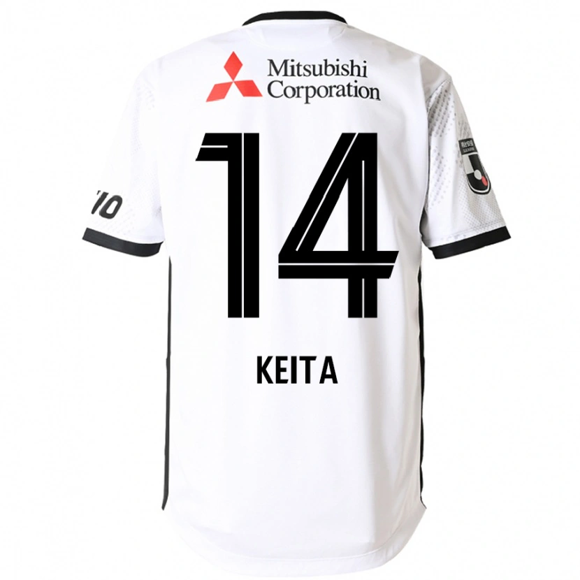 Danxen Homem Camisola Keita Yamashita #14 Branco Preto Alternativa 2025/26 Camisa Brasil