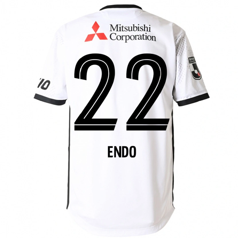 Danxen Homem Camisola Keita Endo #22 Branco Preto Alternativa 2025/26 Camisa Brasil