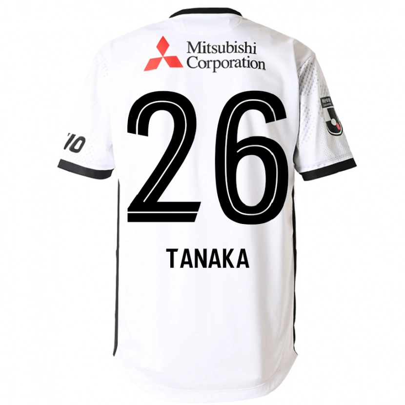 Danxen Homem Camisola Haruto Tanaka #26 Branco Preto Alternativa 2025/26 Camisa Brasil