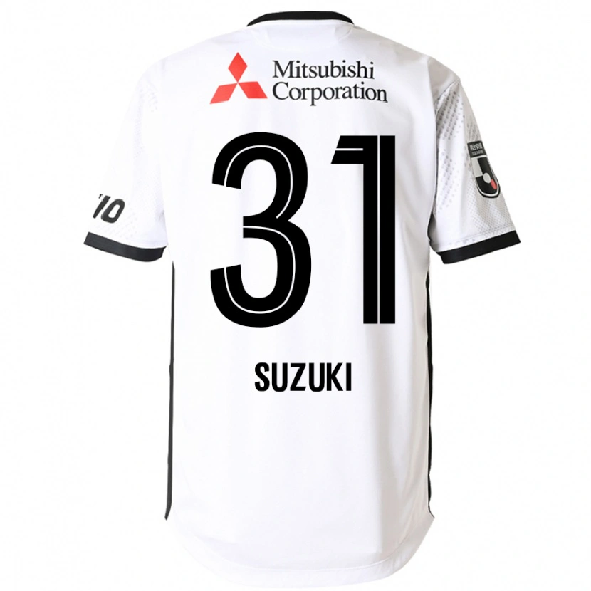 Danxen Homem Camisola Kaede Suzuki #31 Branco Preto Alternativa 2025/26 Camisa Brasil