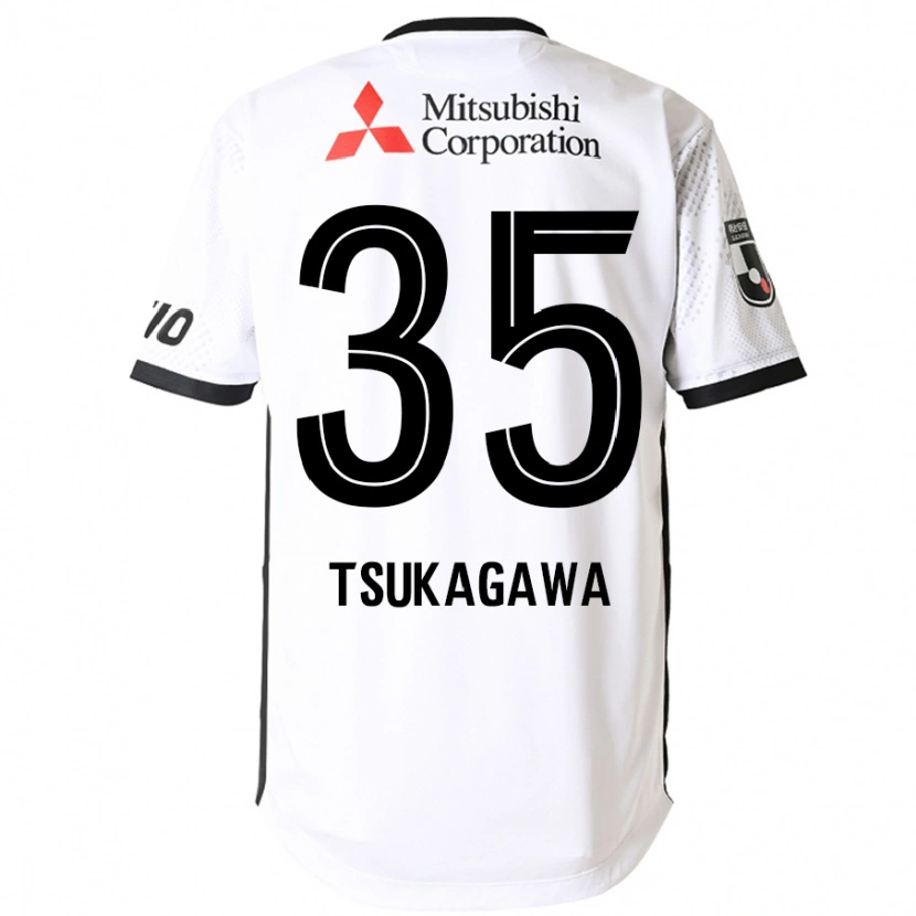 Danxen Homem Camisola Koki Tsukagawa #35 Branco Preto Alternativa 2025/26 Camisa Brasil