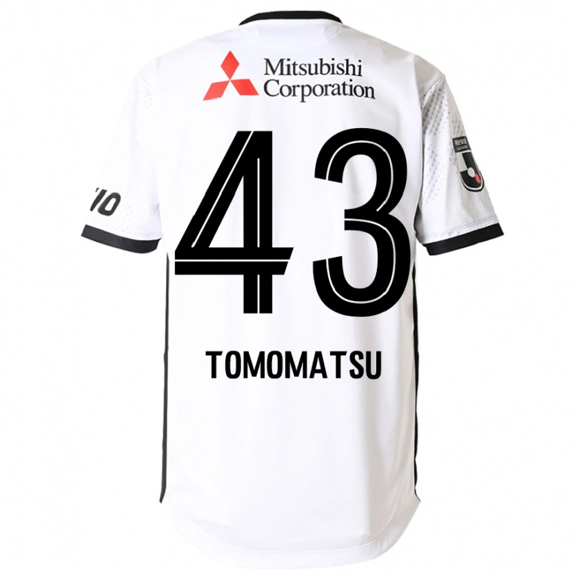 Danxen Homem Camisola Yuki Tomomatsu #43 Branco Preto Alternativa 2025/26 Camisa Brasil
