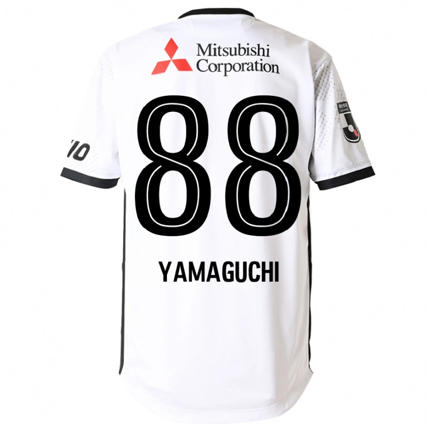 Danxen Homem Camisola Taiyo Yamaguchi #88 Branco Preto Alternativa 2025/26 Camisa Brasil