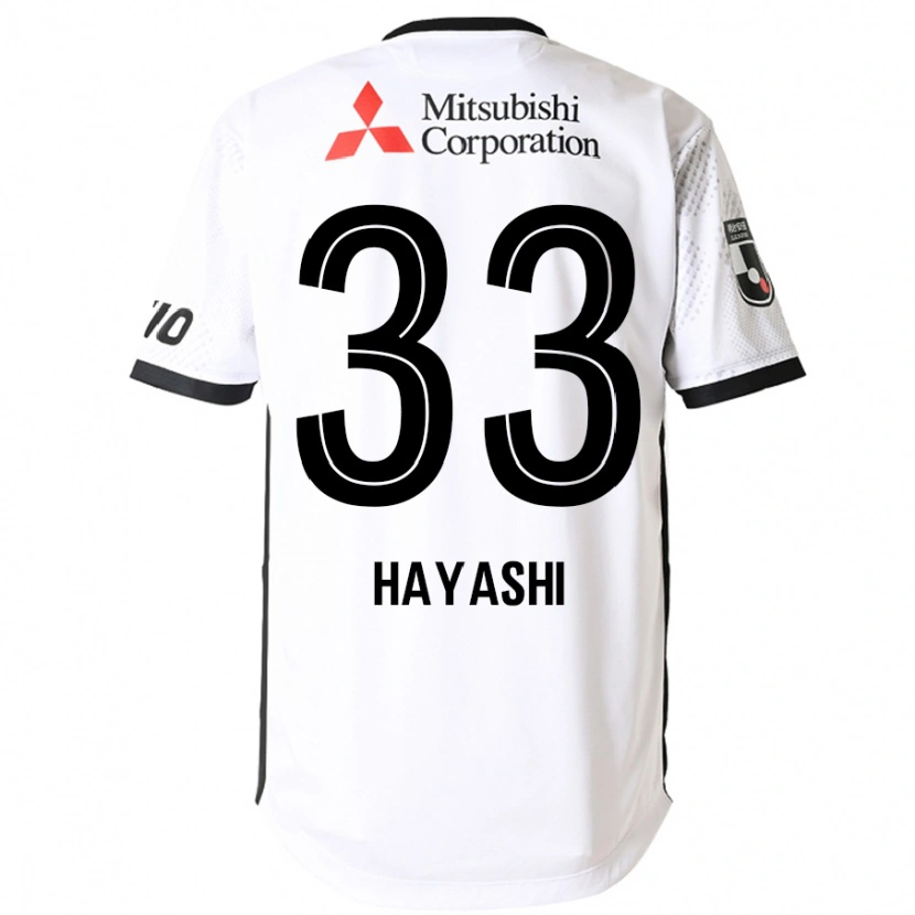 Danxen Homem Camisola Akihiro Hayashi #33 Branco Preto Alternativa 2025/26 Camisa Brasil