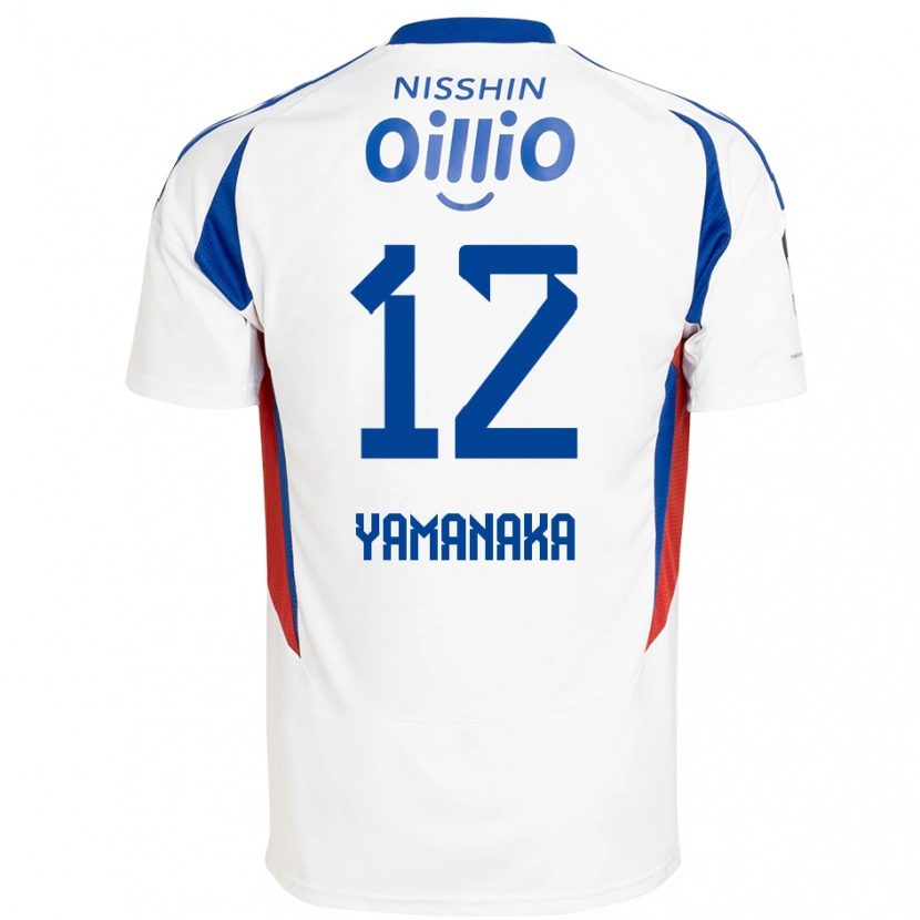 Danxen Homem Camisola Yuki Yamanaka #12 Branco Azul Royal Alternativa 2025/26 Camisa Brasil