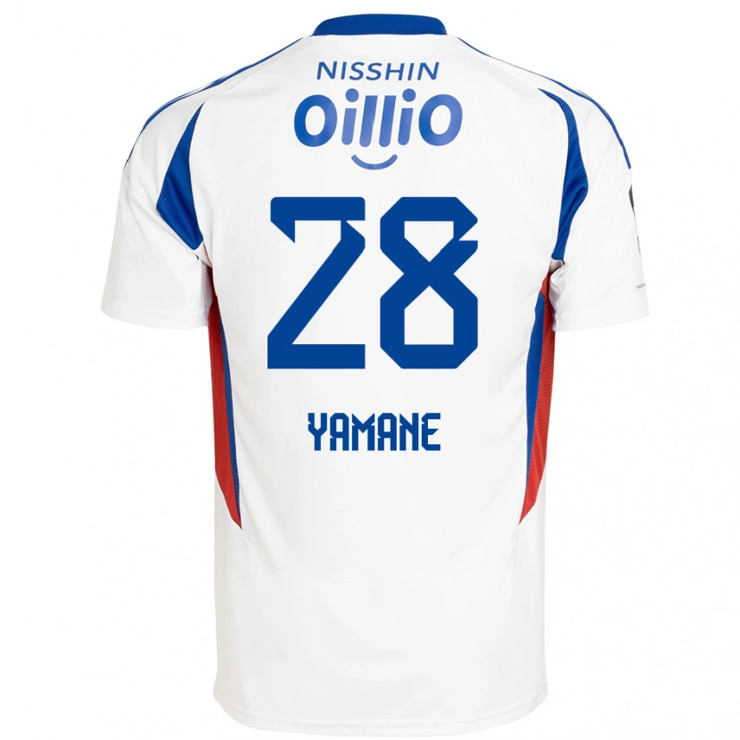 Danxen Homem Camisola Riku Yamane #28 Branco Azul Royal Alternativa 2025/26 Camisa Brasil