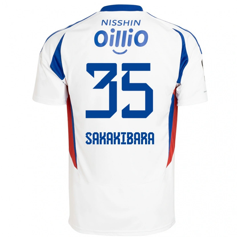 Danxen Homem Camisola Keigo Sakakibara #35 Branco Azul Royal Alternativa 2025/26 Camisa Brasil