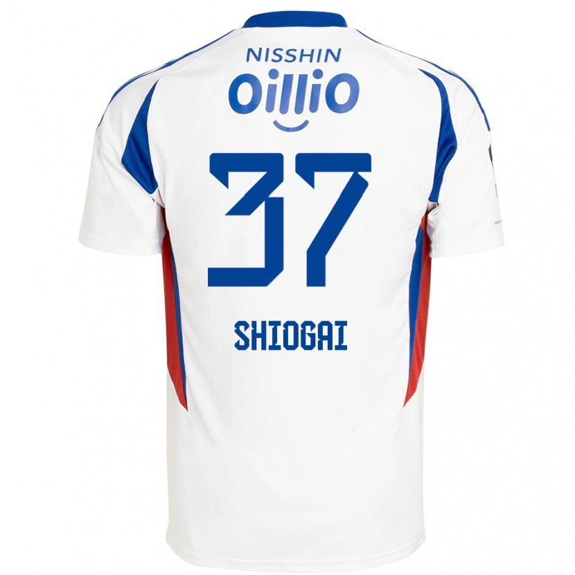 Danxen Homem Camisola Kento Shiogai #37 Branco Azul Royal Alternativa 2025/26 Camisa Brasil