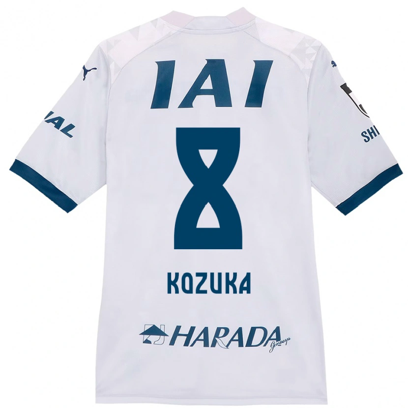 Danxen Homem Camisola Kazuki Kozuka #8 Branco Azul Royal Alternativa 2025/26 Camisa Brasil