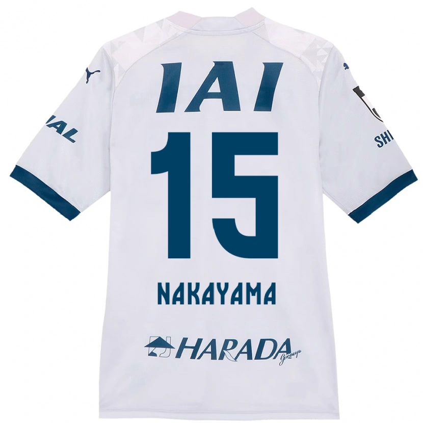 Danxen Homem Camisola Atsuki Nakayama #15 Branco Azul Royal Alternativa 2025/26 Camisa Brasil