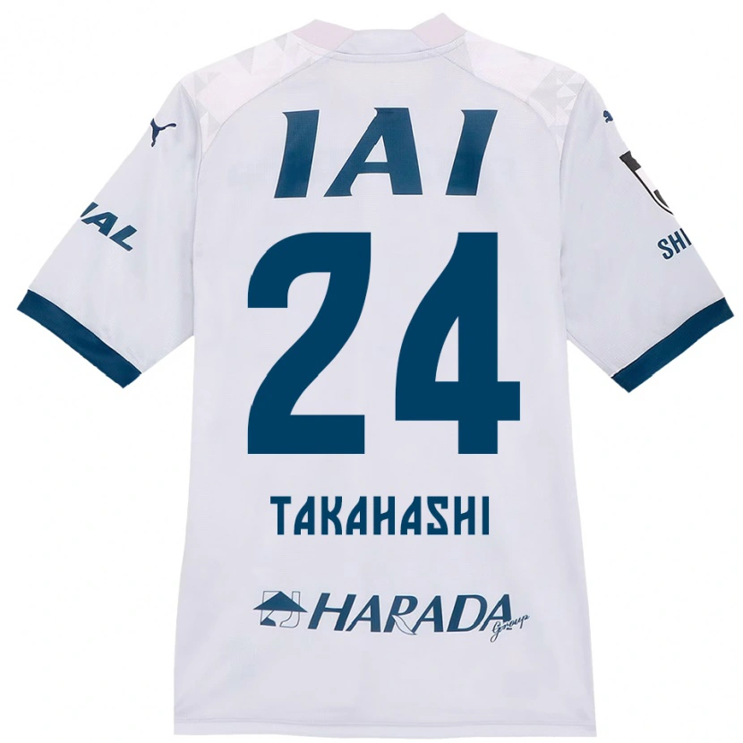 Danxen Homem Camisola Yuzuki Takahashi #24 Branco Azul Royal Alternativa 2025/26 Camisa Brasil