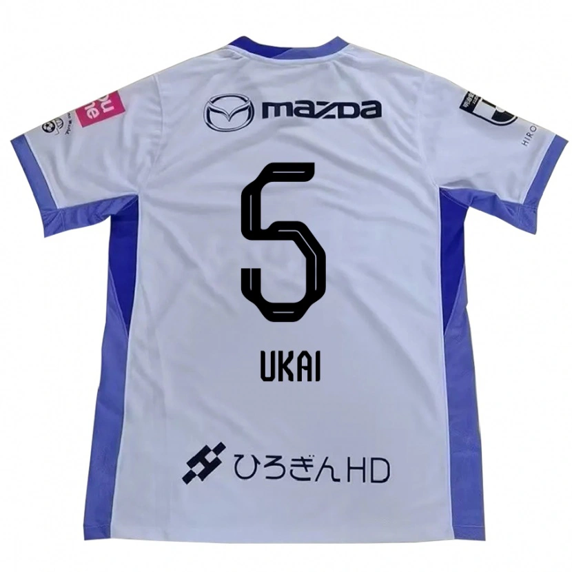 Danxen Homem Camisola Hiroto Ukai #5 Branco Laranja Alternativa 2025/26 Camisa Brasil