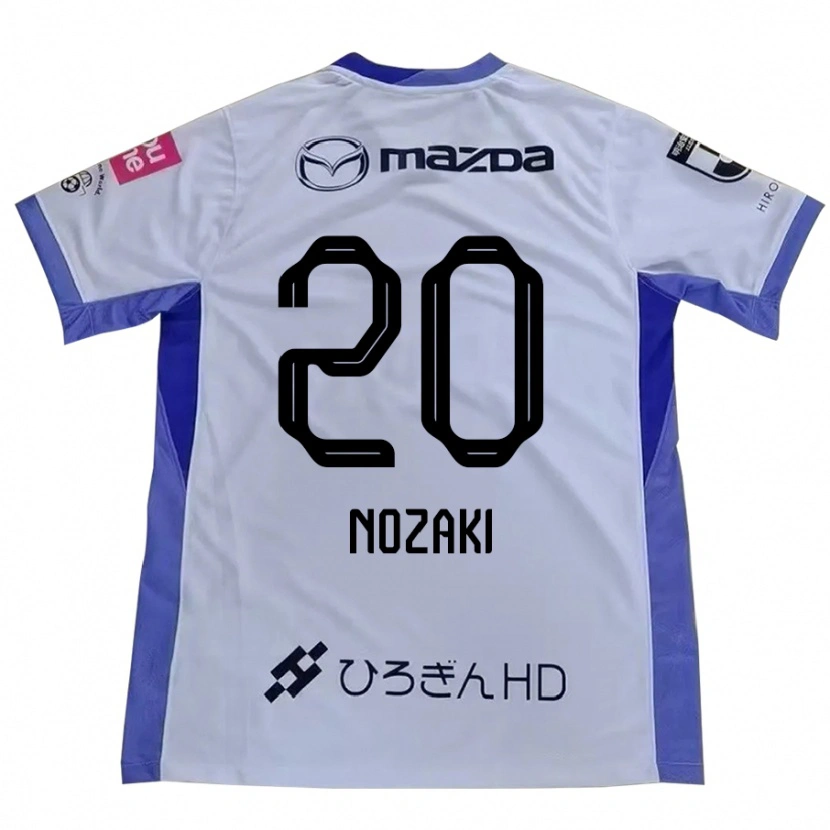 Danxen Homem Camisola Kota Nozaki #20 Branco Laranja Alternativa 2025/26 Camisa Brasil